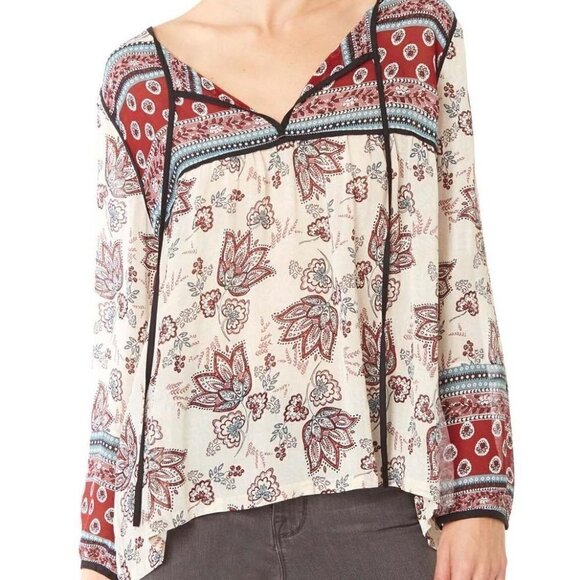 Sanctuary Belle Boho Floral Tunic Top - Picture 2 of 5